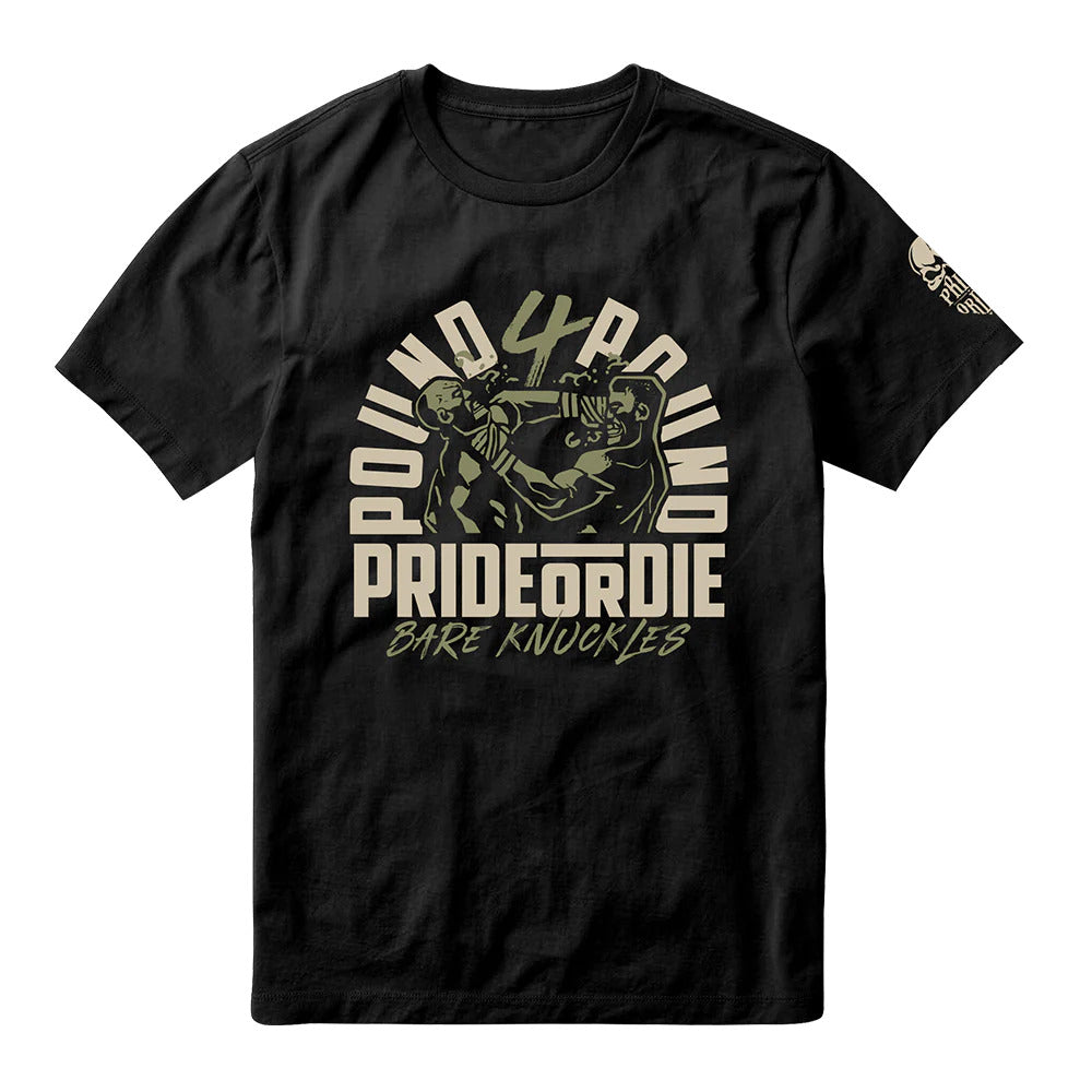 Pride Or Die Bare Knuckles T-shirt Black