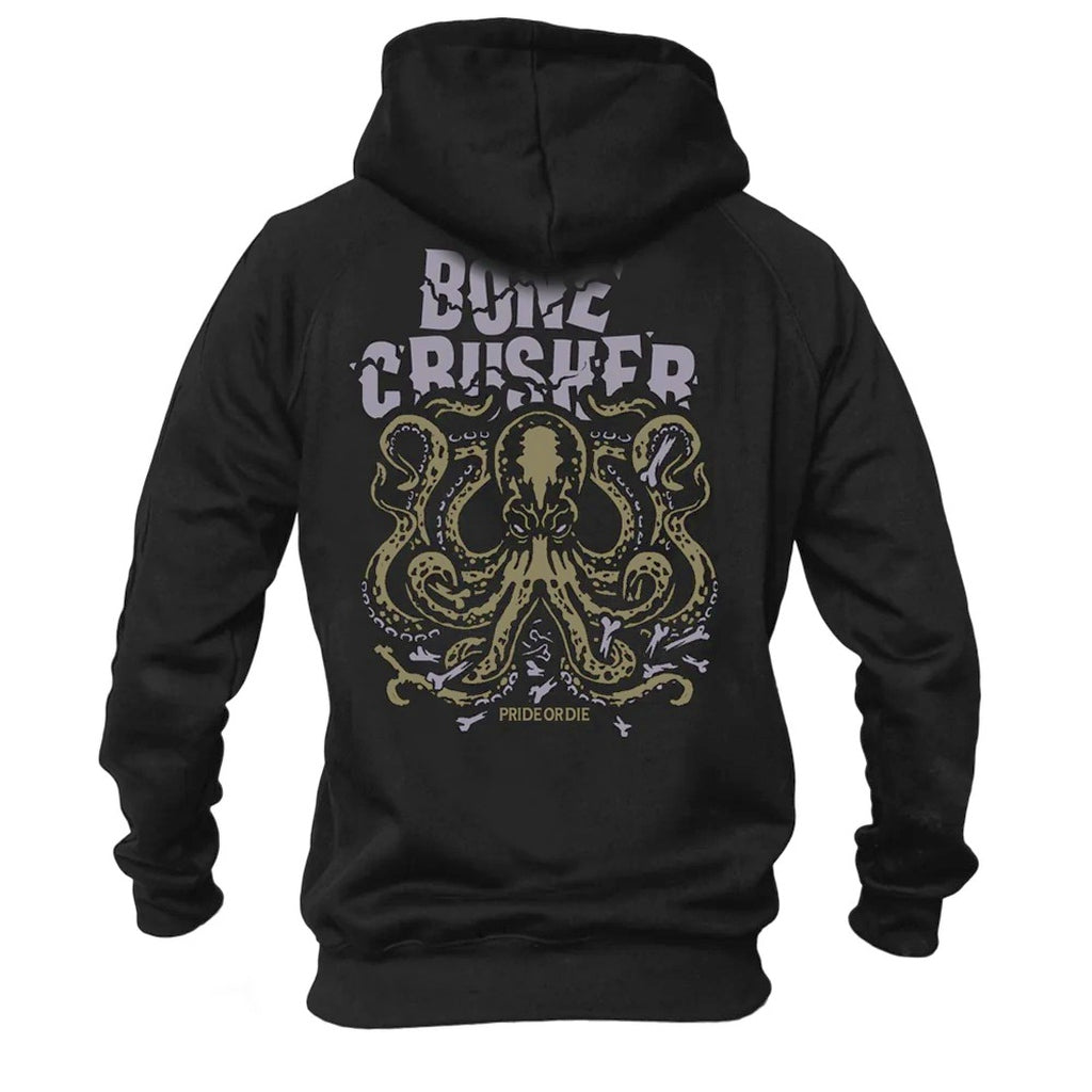 Pride Or Die Bone Crusher V2 Hoodie Black-Brown