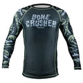 Pride Or Die Bone Crusher V2 LS Rashguard Black-Green