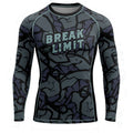 Pride Or Die Break The Limit LS Rashguard Grey-Black