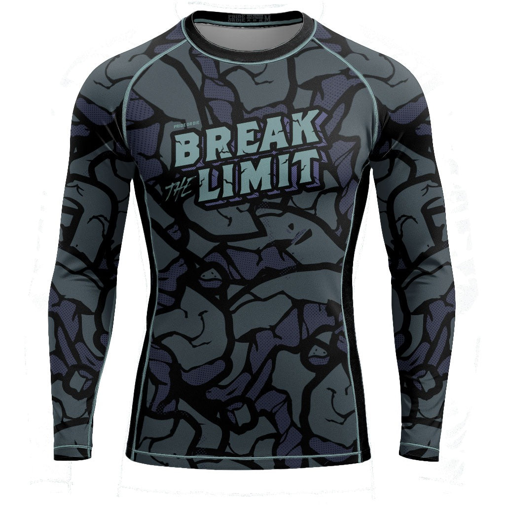 Pride Or Die Break The Limit LS Rashguard Grey-Black