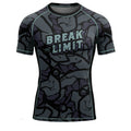Pride Or Die Break The Limit SS Rashguard Grey-Black