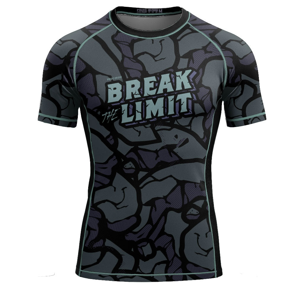 Pride Or Die Break The Limit SS Rashguard Grey-Black