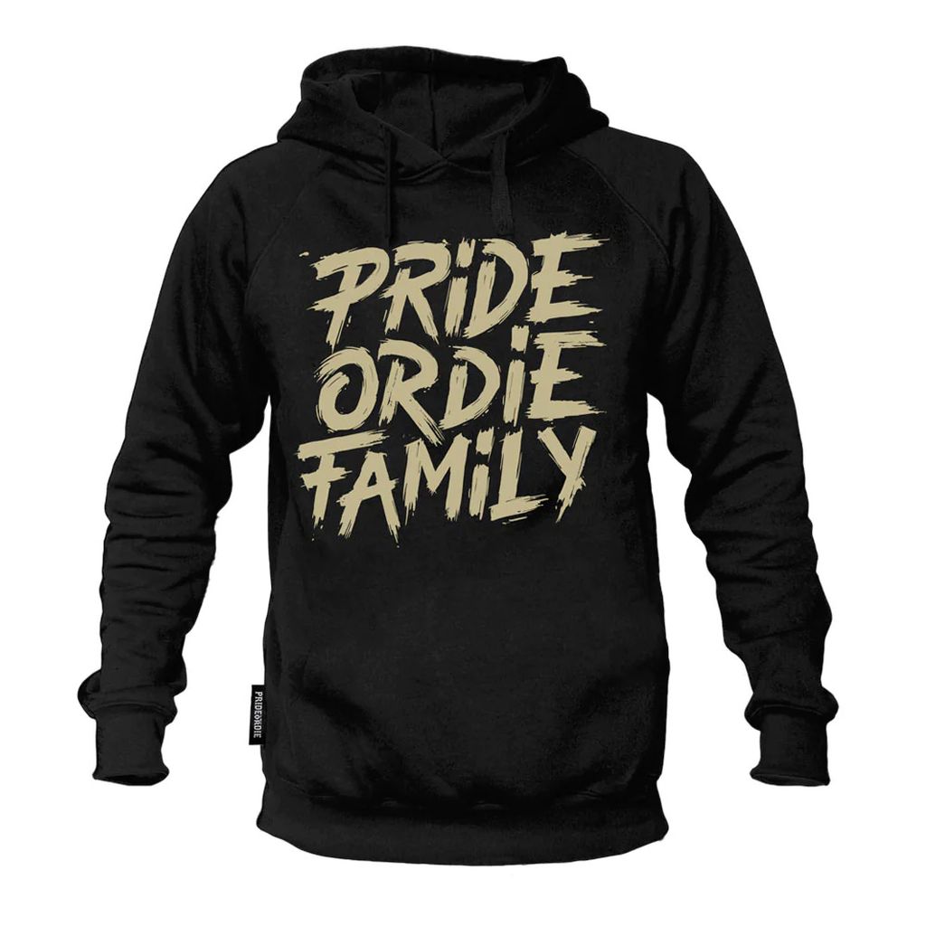 Pride Or Die Family V2 Hoodie Black
