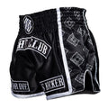 Pride Or Die Fight Club Muay Thai Shorts Black
