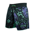 Pride Or Die Survival Of The Fittest MMA Fight Shorts Black-Purple
