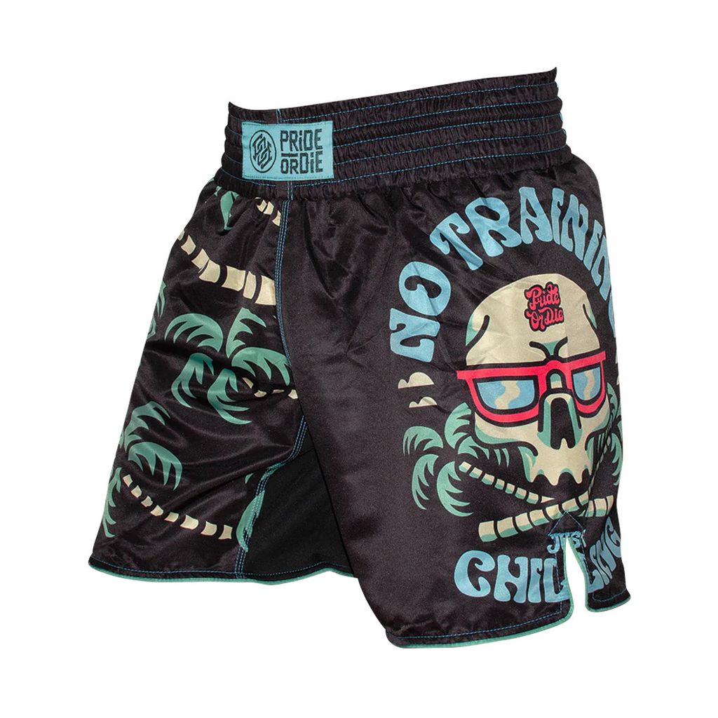 Pride Or Die No Training MMA Fight Shorts Black