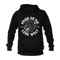 Pride Or Die Hoodie Lone Wolf Black