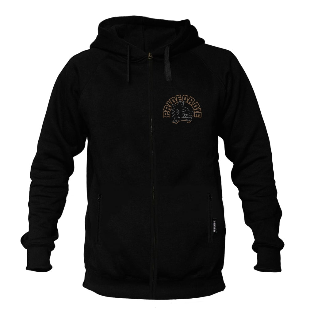 Pride Or Die Leading The Pack Full Zip Hoodie Black