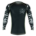 Pride Or Die Pirate V2 LS Rashguard Black-Green