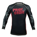 Pride Or Die Prey On The Strong LS Rashguard Black