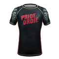 Pride Or Die Prey On The Strong SS Rashguard Black