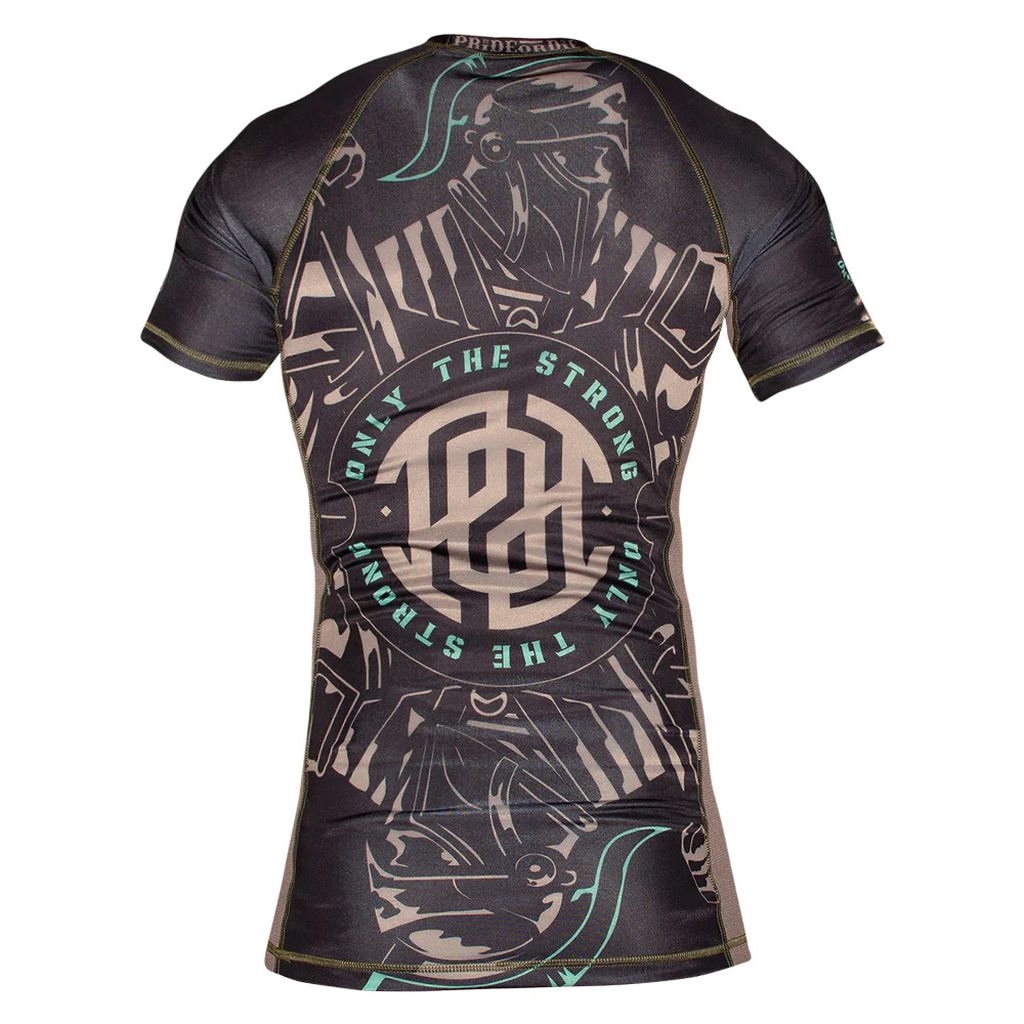 Pride Or Die Only The Strong SS Rashguard Black