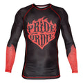 Pride Or Die Reckless Flames LS Rashguard Black