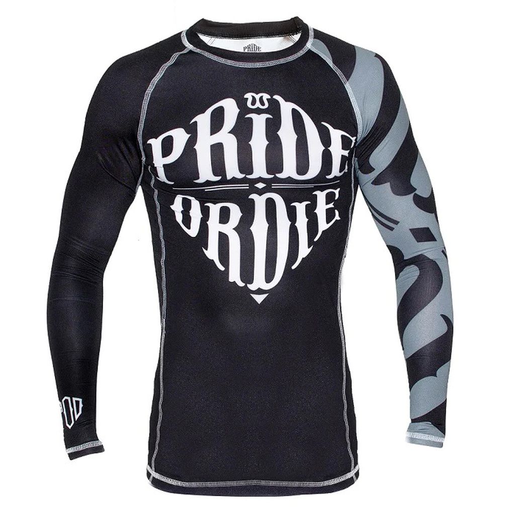Pride Or Die Reckless LS Rashguard Black-Grey