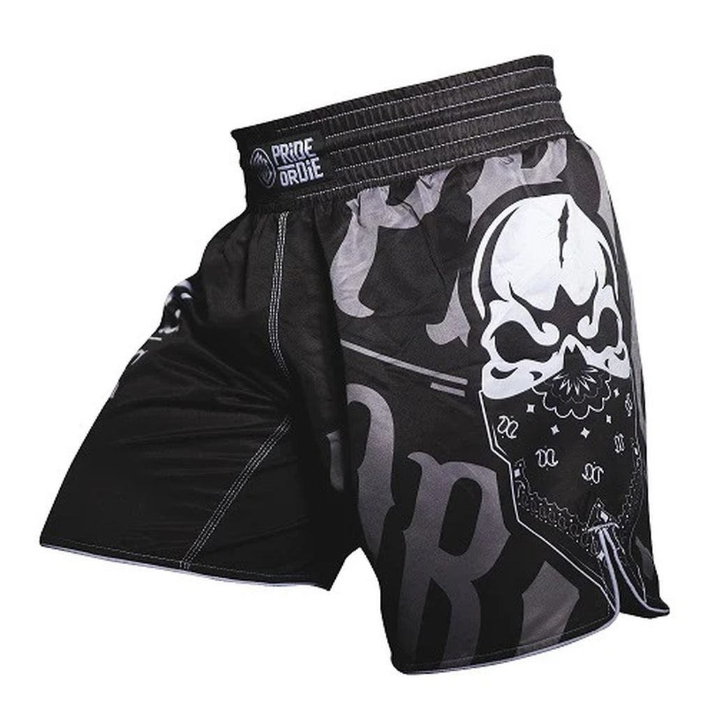 Pride Or Die Reckless MMA Fight Shorts Black