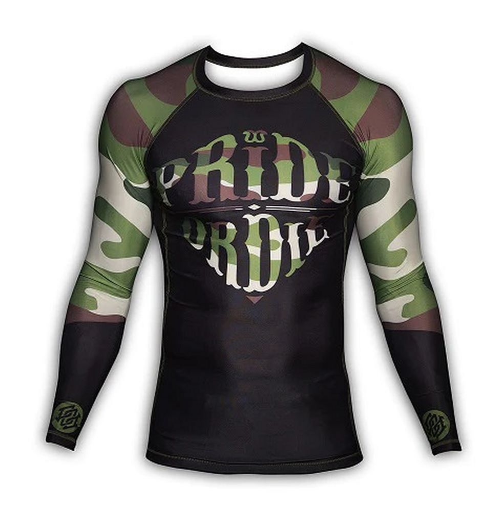 Pride Or Die Reckless Jungle LS Rashguard Black-Camo