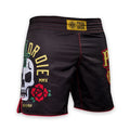 Pride Or Die Stay Sharp MMA Fight Shorts Black