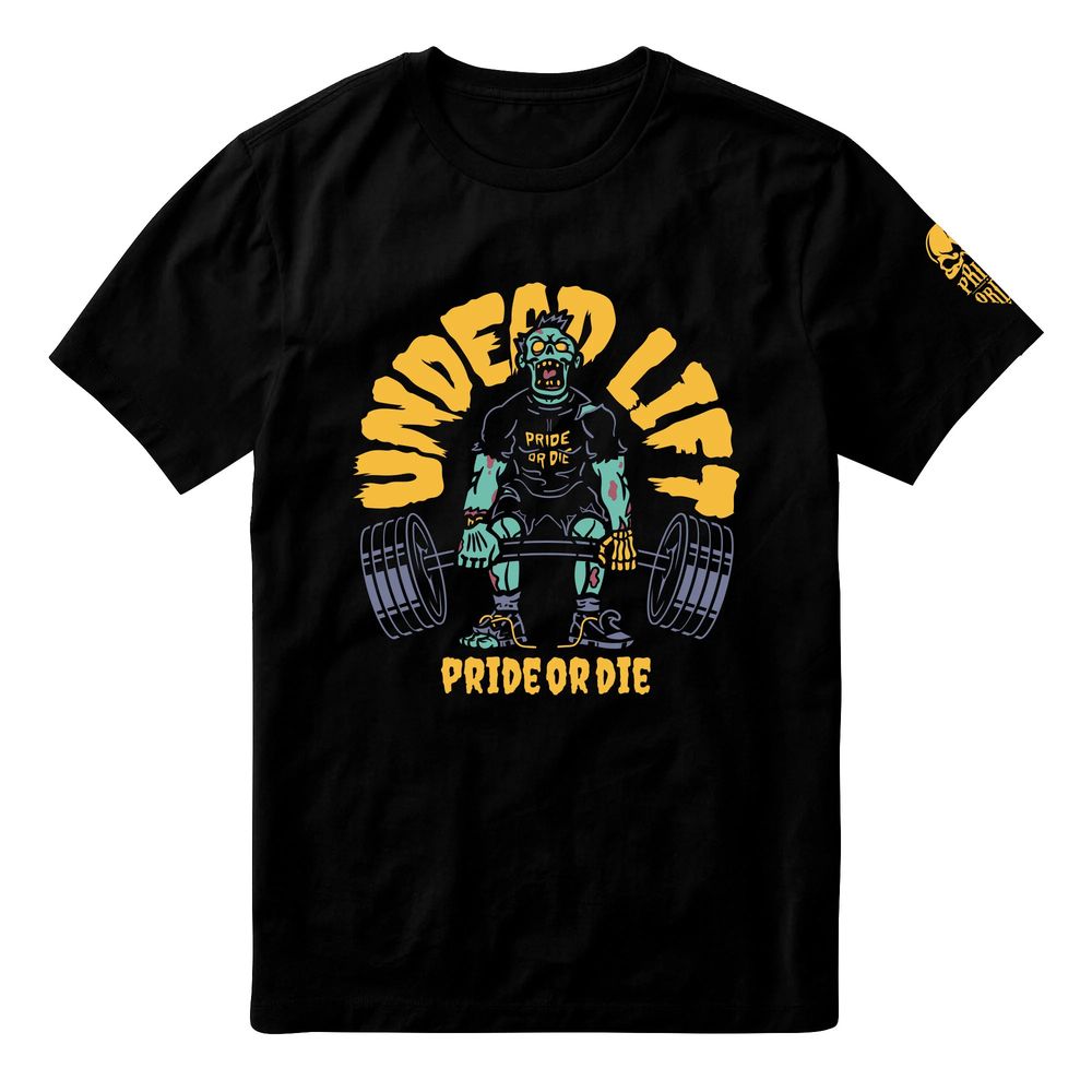 Pride Or Die Undead Lift T-shirt Black