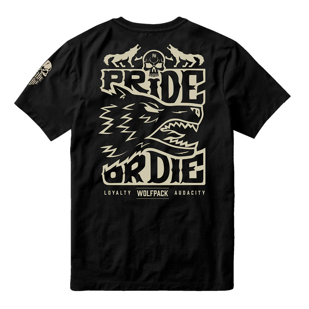 Pride Or Die Wolfpack V.2 T-shirt Black