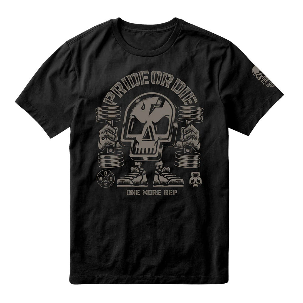 Pride Or Die Workout Or Die V.3 T-shirt Black