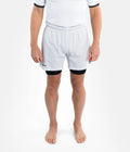 Progress Jiu Jitsu Academy+ Hybrid MMA Fight Shorts White-Black