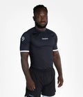Progress Jiu Jitsu Academy+ SS Rashguard Black-White