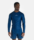 Progress Jiu Jitsu Academy LS Rashguard Navy Blue