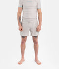 Progress Jiu Jitsu Academy+ Hybrid Bone MMA Fight Shorts White-Light Blue