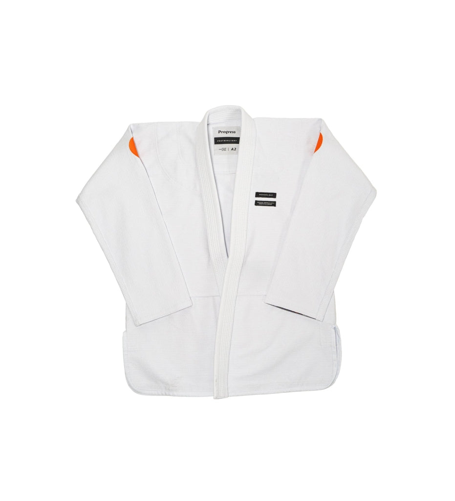 Progress Jiu Jitsu Featherlight Lightweight Competition BJJ Gi White