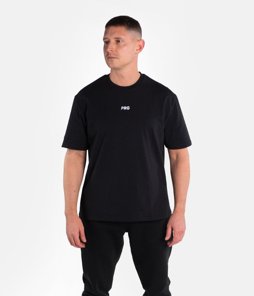Progress Jiu Jitsu PRG Oversized Tee Black