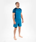 Progress Jiu Jitsu Profile Hybrid MMA Fight Shorts Blue-Navy Blue