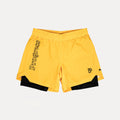 Progress Jiu Jitsu Profile Hybrid MMA Fight Shorts Yellow-Black