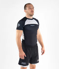 Progress Jiu Jitsu Shroom SS Rashguard Black-White