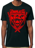 RoninWear Samurai Shield T-shirt Black-Red