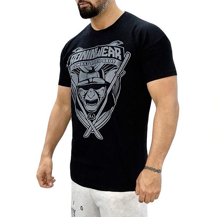 RoninWear Samurai Shield T-shirt Vintage White