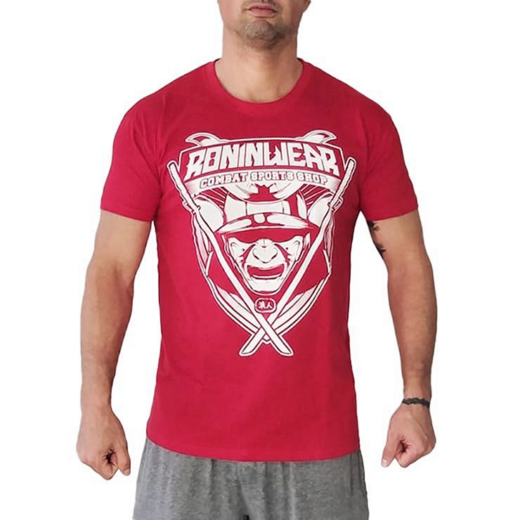 RoninWear Samurai Shield T-shirt Black-Red