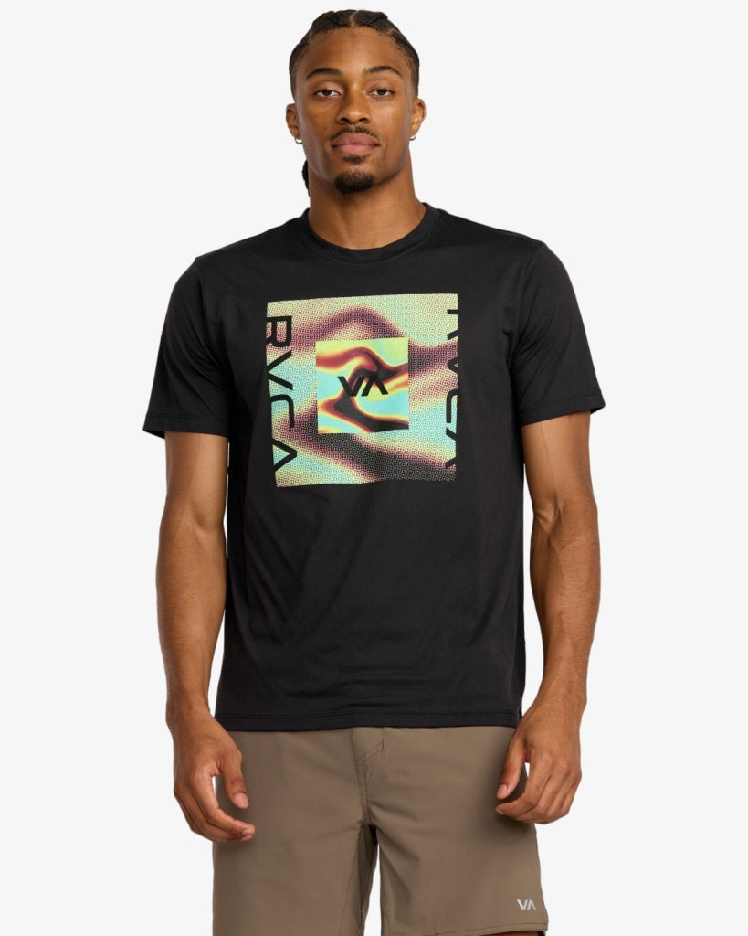 RVCA Balance Fill T-shirt Black-Multicolored