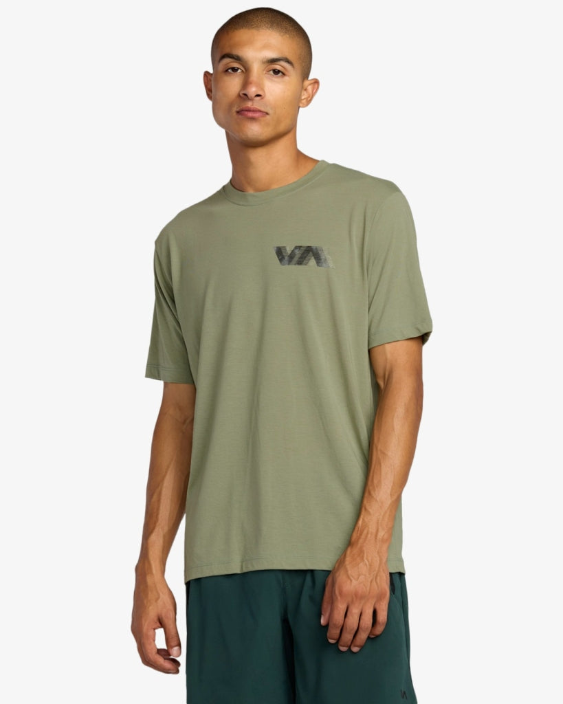 RVCA Blur Fill T-Shirt Green