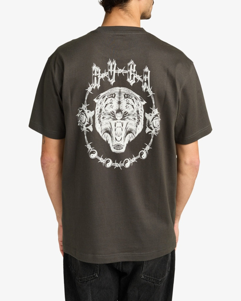 RVCA Double Trouble T-shirt Black-White