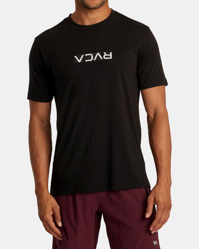 RVCA Layer Flip T-Shirt Black