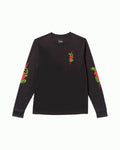 RVCA Shock Squad LS Black-Yellow