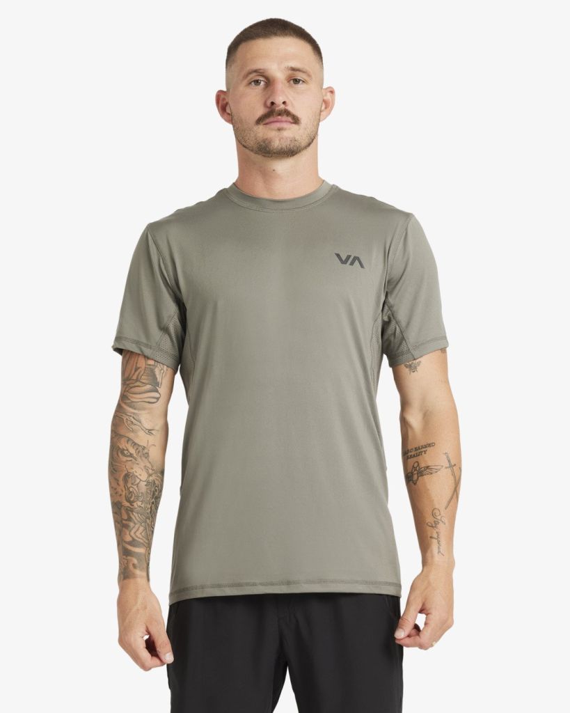 RVCA Sport Vent Dry Tech SS Green