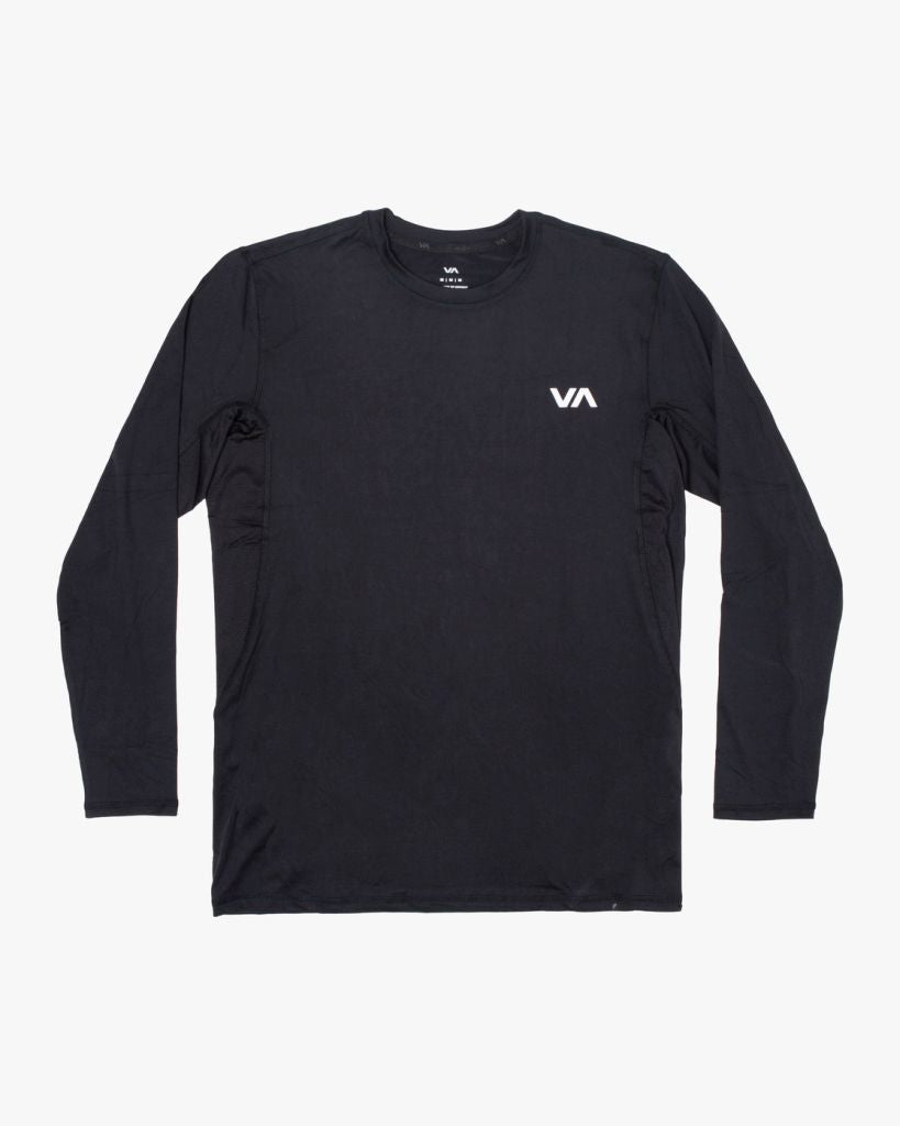 RVCA Sport Vent LS Black-White