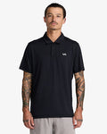 RVCA Sport Vent Polo Black