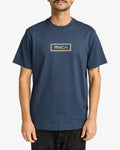 RVCA Va All The Way Variant Navy Blue-Yellow