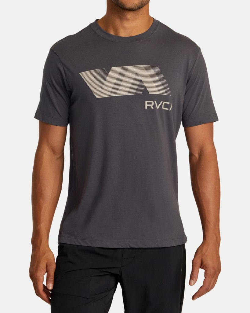 RVCA VA Sport Blur T-shirt Grey