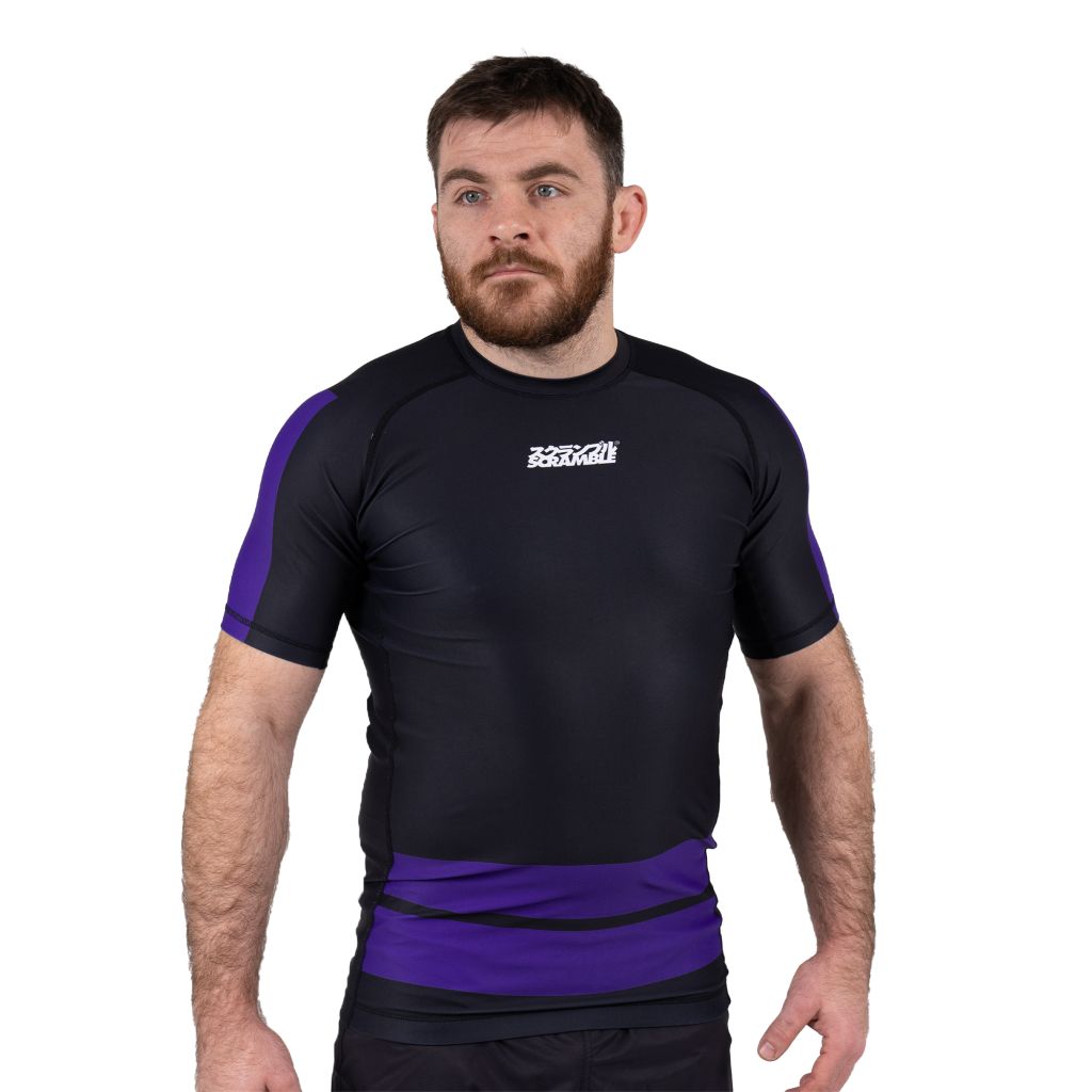 Scramble Ranked SS Rashguard Purple