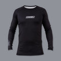 Scramble 3D Logo LS Rashguard Black