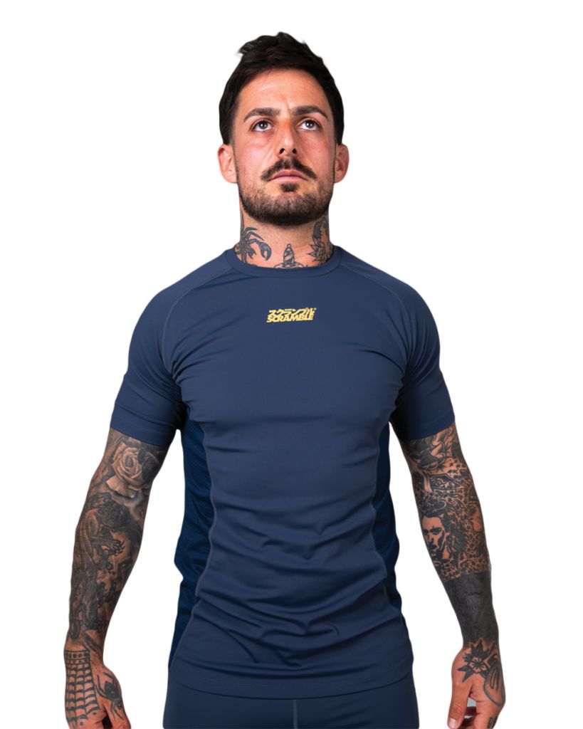 Scramble Shinobi SS Rashguard Navy Blue